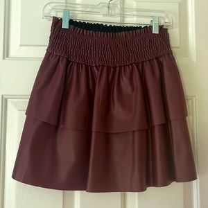 Leather Matted Skirt
